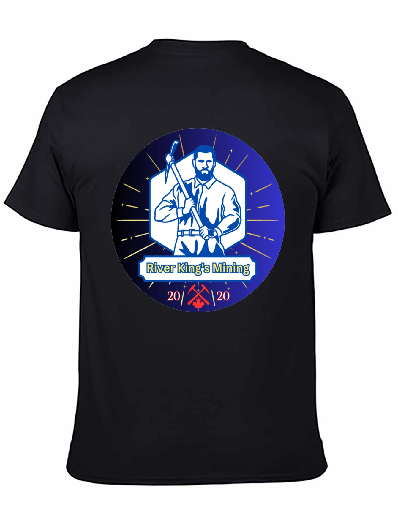 Camiseta Negra River Kings Mining