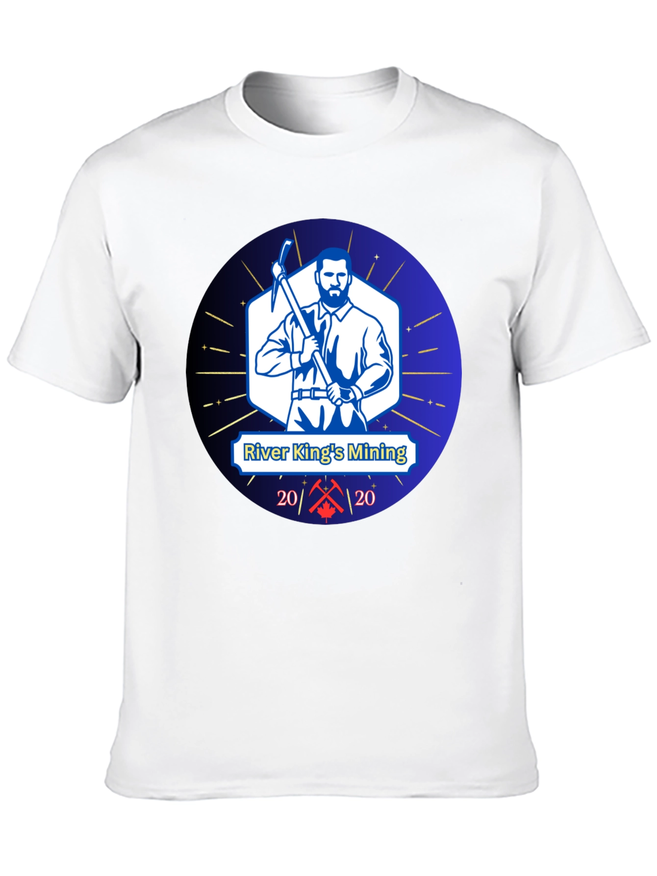 Camiseta Negra River Kings Mining