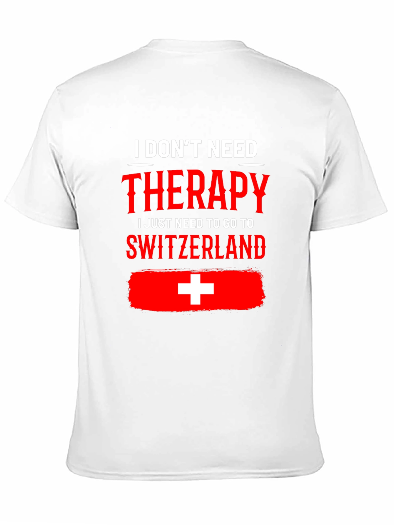 Camiseta Suiza es mi terapia