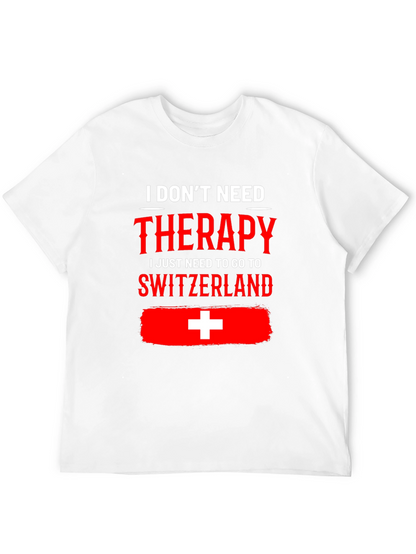 Camiseta Suiza es mi terapia