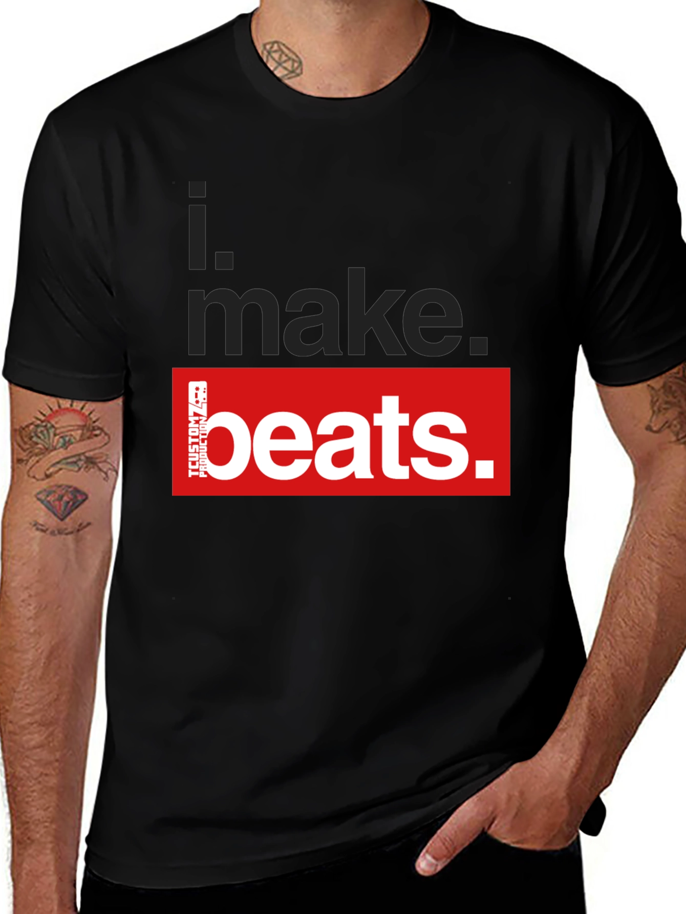 Camiseta Negra I Make Beats
