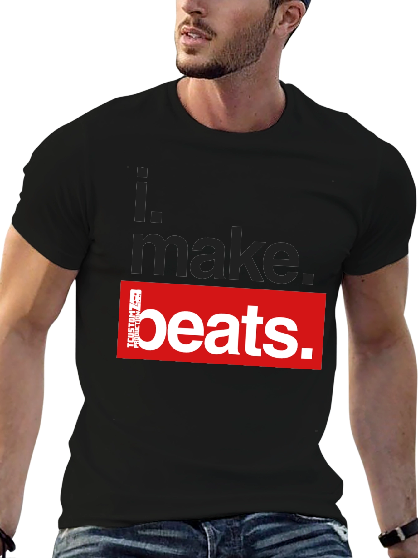 Camiseta Negra I Make Beats