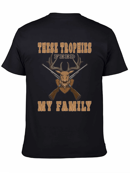 Camiseta Caza: Trofeos Alimentan Mi Familia