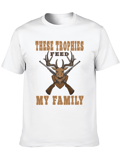 Camiseta Caza: Trofeos Alimentan Mi Familia