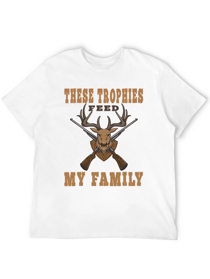 Camiseta Caza: Trofeos Alimentan Mi Familia