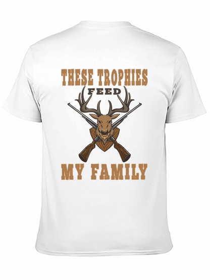 Camiseta Caza: Trofeos Alimentan Mi Familia