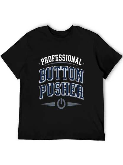 Camiseta Negra Professional Button Pusher