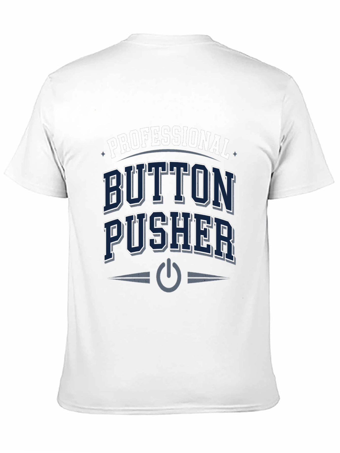 Camiseta Negra Professional Button Pusher