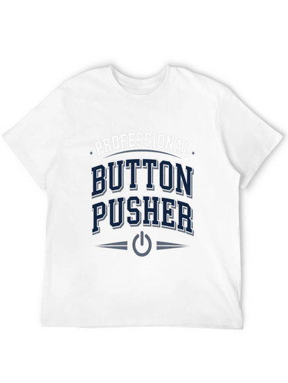 Camiseta Negra Professional Button Pusher