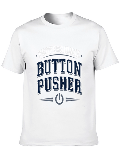 Camiseta Negra Professional Button Pusher