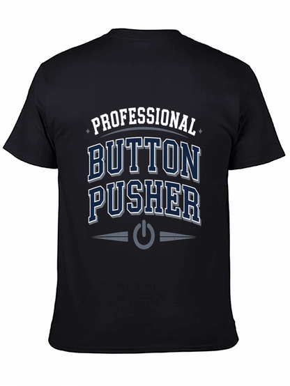 Camiseta Negra Professional Button Pusher