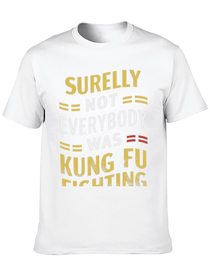 Camiseta Negra Humorística Kung Fu