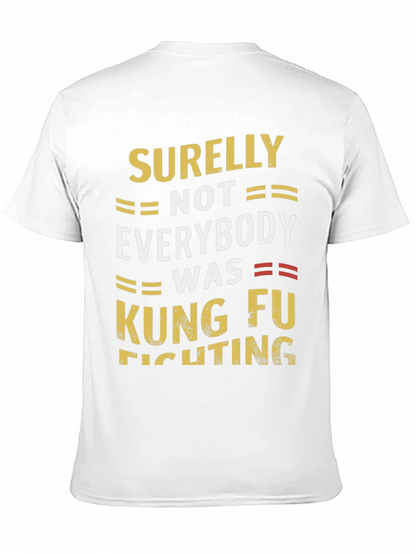Camiseta Negra Humorística Kung Fu