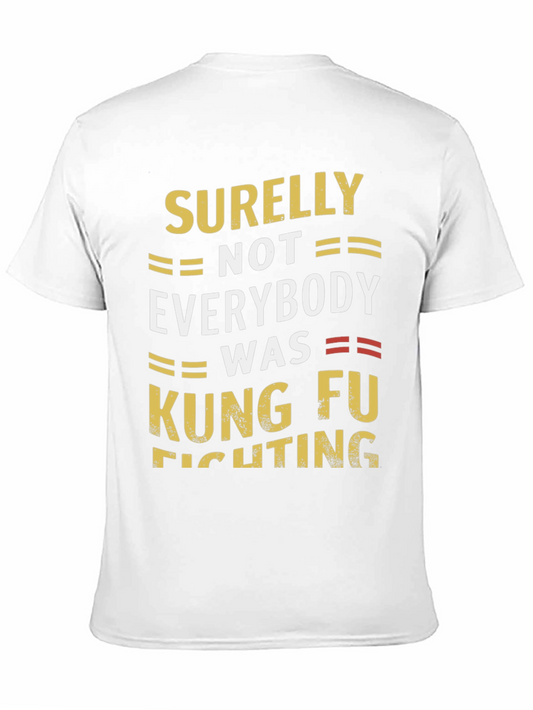 Camiseta Negra Humorística Kung Fu