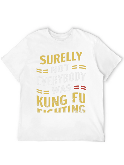 Camiseta Negra Humorística Kung Fu
