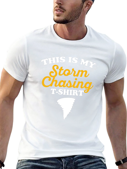 Camiseta Negra Cazador de Tormentas