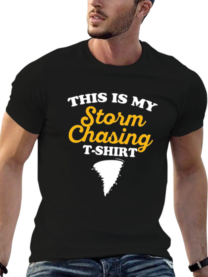 Camiseta Negra Cazador de Tormentas
