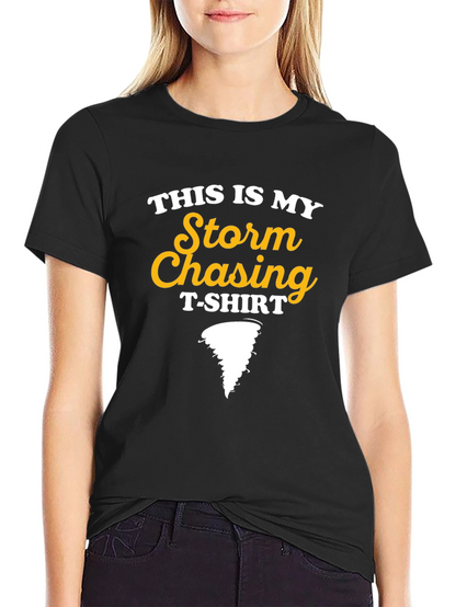 Camiseta Negra Cazador de Tormentas