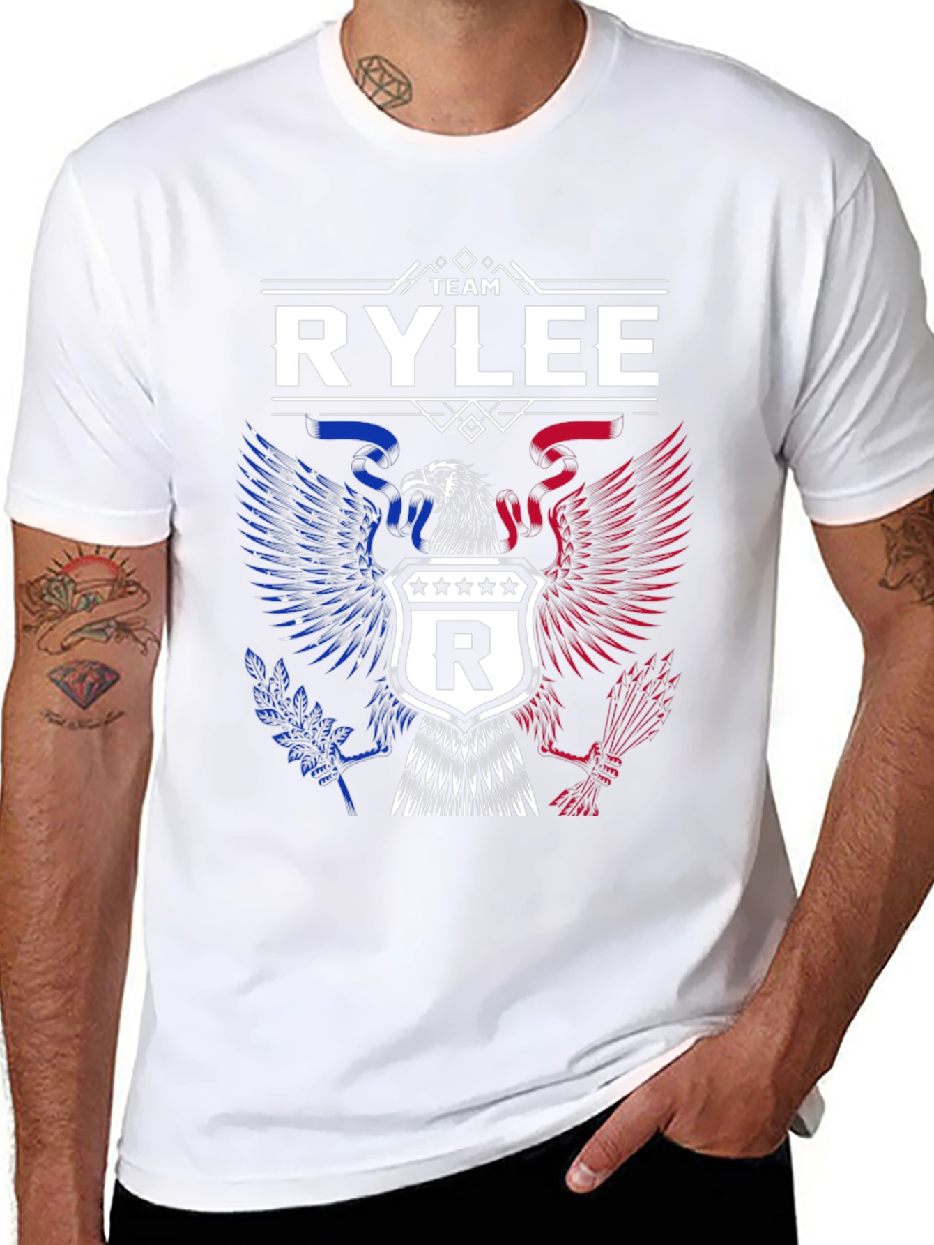 Camiseta Team Rylee - Diseño Patriótico