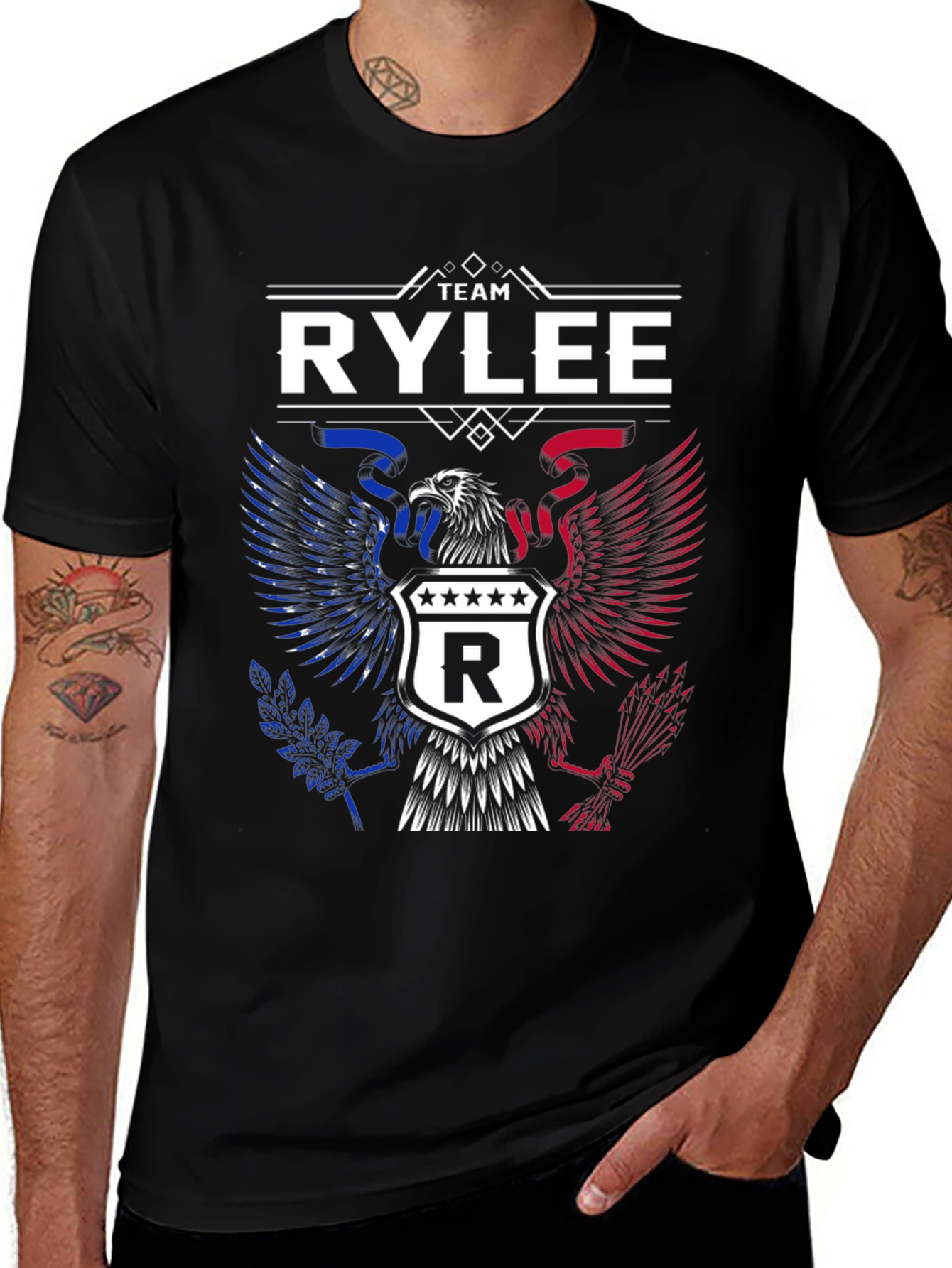 Camiseta Team Rylee - Diseño Patriótico