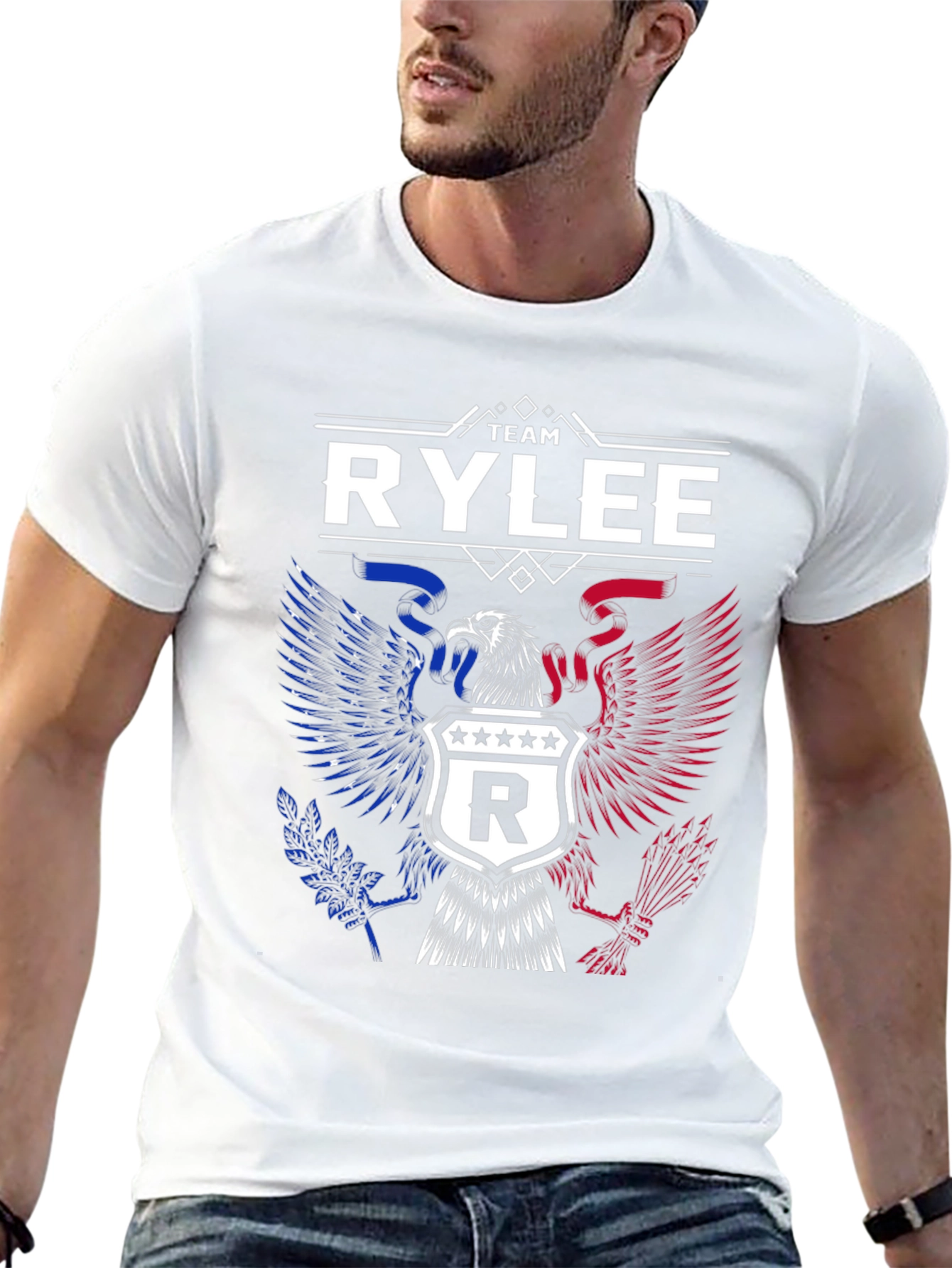 Camiseta Team Rylee - Diseño Patriótico