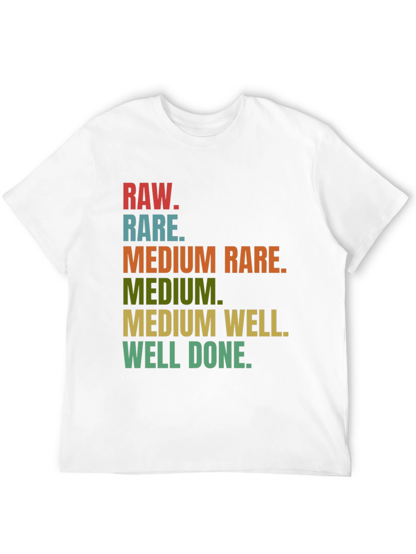 Camiseta Negra con Diseño de Cocción de Carne