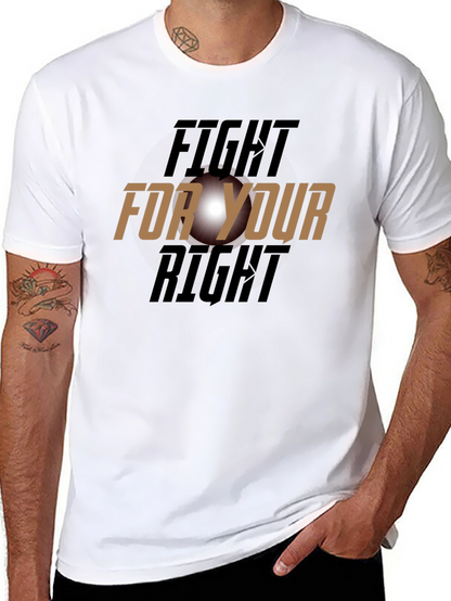 Camiseta Negra: Lucha Por Tu Derecho