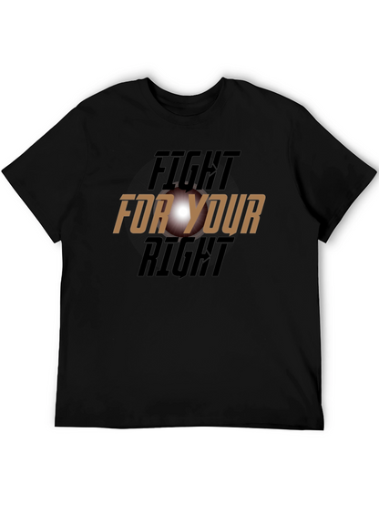 Camiseta Negra: Lucha Por Tu Derecho