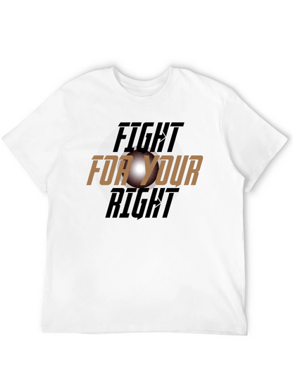 Camiseta Negra: Lucha Por Tu Derecho