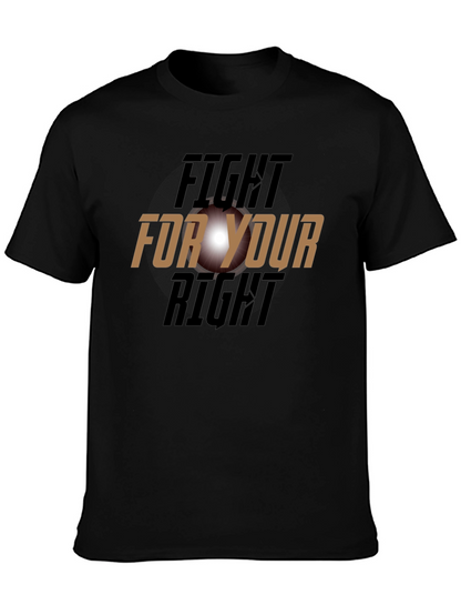Camiseta Negra: Lucha Por Tu Derecho
