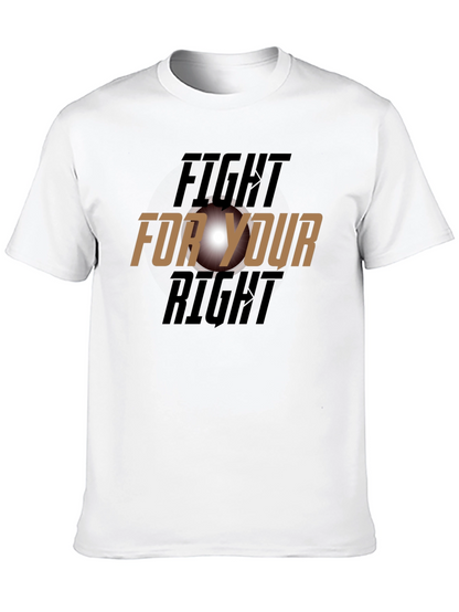 Camiseta Negra: Lucha Por Tu Derecho