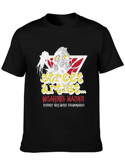 Camiseta Negra Street Artist con Diseño Único