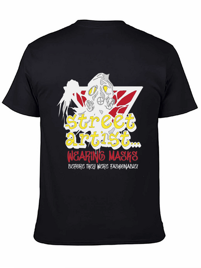 Camiseta Negra Street Artist con Diseño Único
