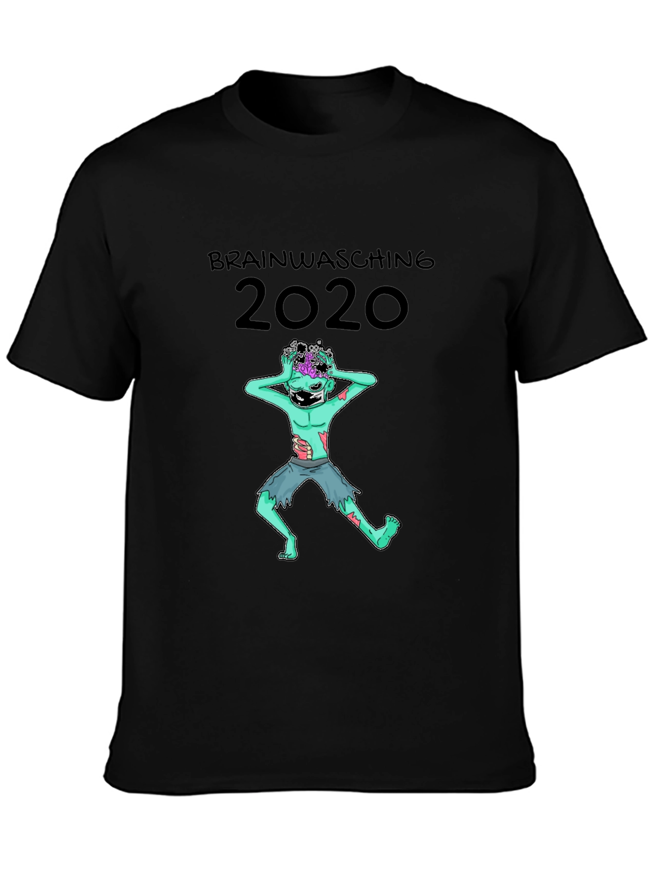 Camiseta Zombie Brainwashing 2020 - Diseño Único