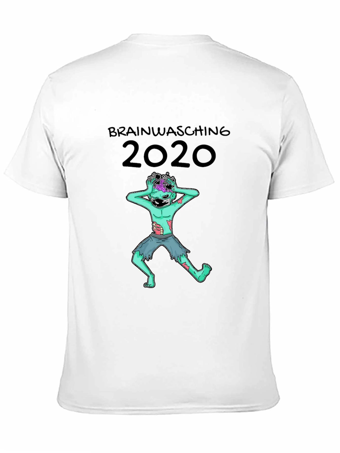 Camiseta Zombie Brainwashing 2020 - Diseño Único