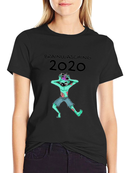 Camiseta Zombie Brainwashing 2020 - Diseño Único