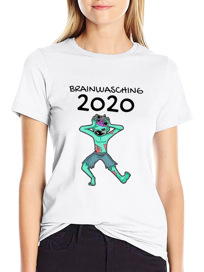 Camiseta Zombie Brainwashing 2020 - Diseño Único