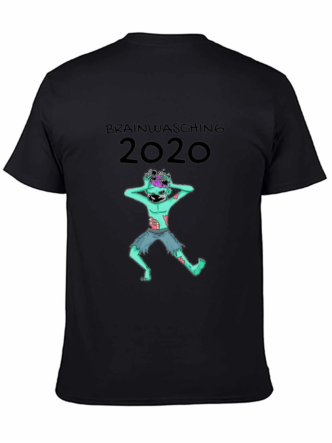 Camiseta Zombie Brainwashing 2020 - Diseño Único