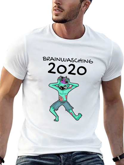 Camiseta Zombie Brainwashing 2020 - Diseño Único