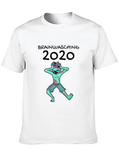 Camiseta Zombie Brainwashing 2020 - Diseño Único