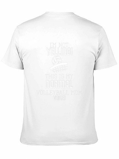 Camiseta Negra con Diseño de Voleibol para Mamá