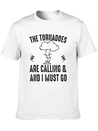 Camiseta Negra: Los Tornados Me Llaman