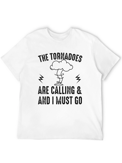 Camiseta Negra: Los Tornados Me Llaman