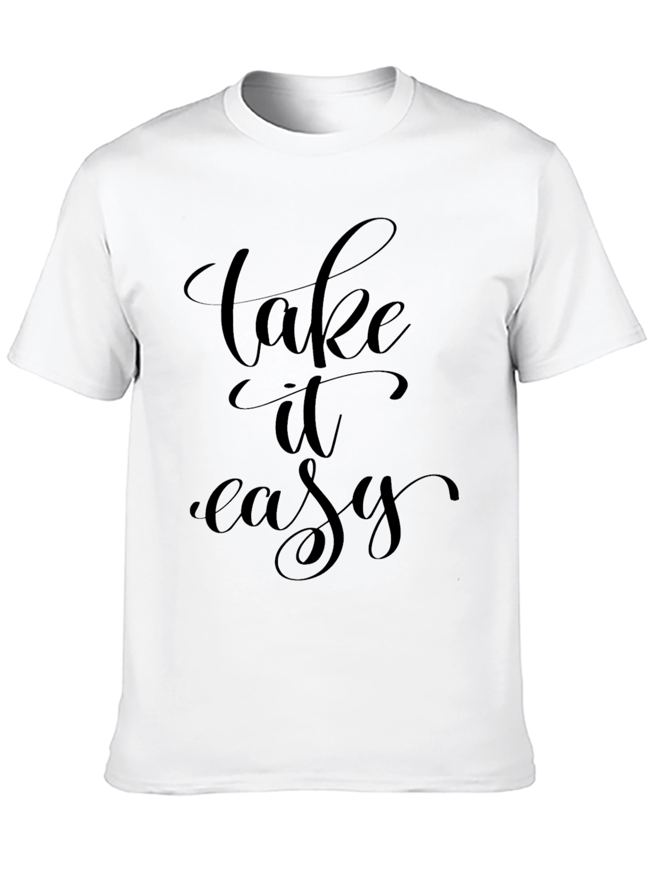 Camiseta Negra Relax: Take It Easy