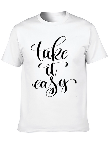 Camiseta Negra Relax: Take It Easy