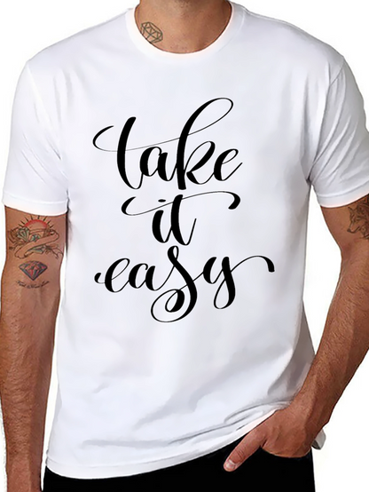 Camiseta Negra Relax: Take It Easy