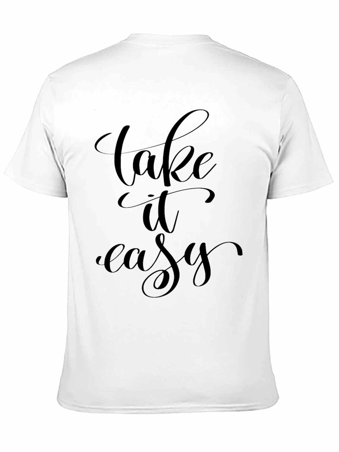 Camiseta Negra Relax: Take It Easy