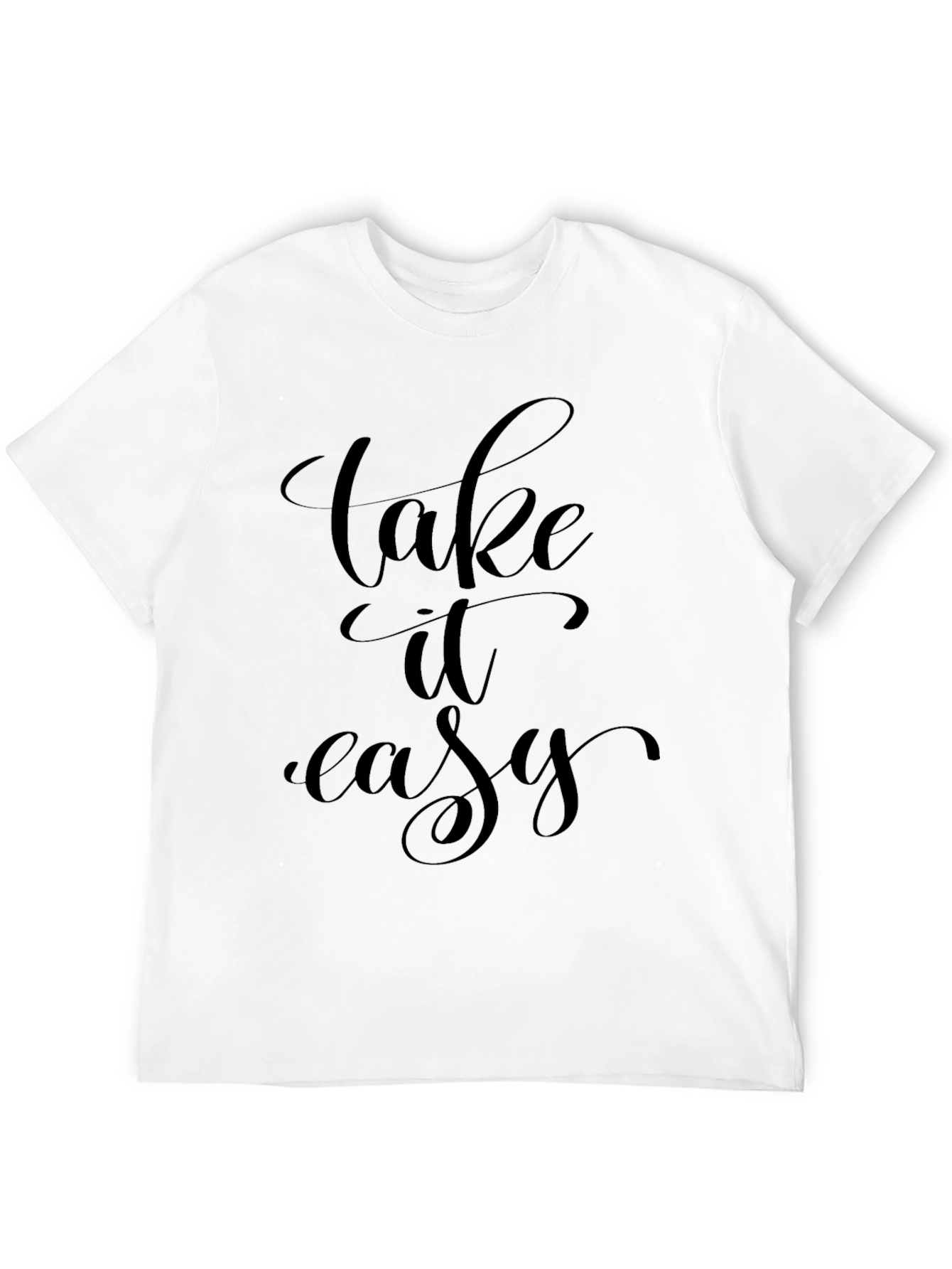 Camiseta Negra Relax: Take It Easy