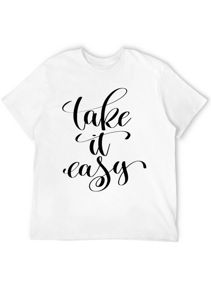 Camiseta Negra Relax: Take It Easy