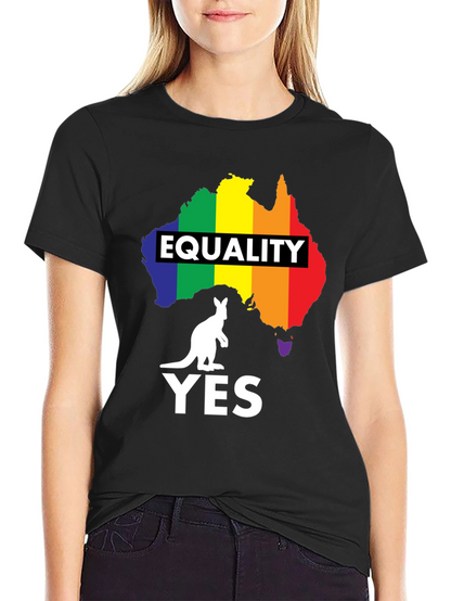 Camiseta Igualdad Australia LGBTQ+ Sí